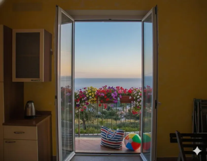 Sea view apartment with balcony and A/C | Ap09 - Image 1