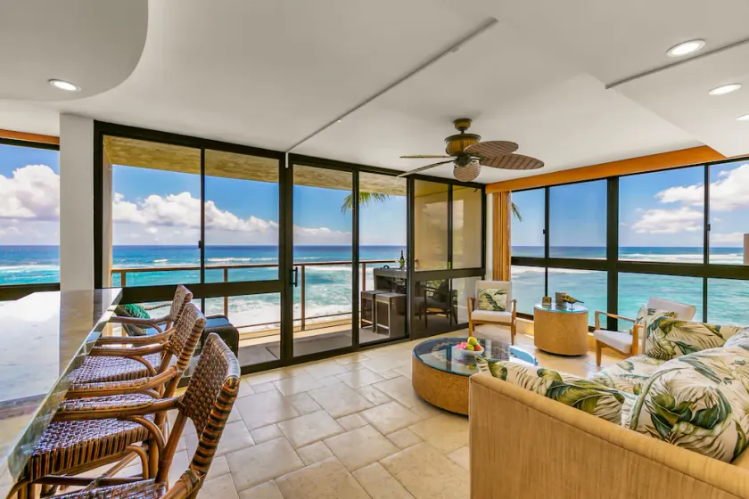 Kuhio Shores # 319 - Oceanfront in Poipu - Vue sur l'océan depuis chaque chambre! - Image 1
