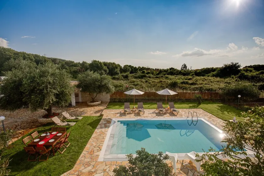Family Villa SKALES, with a private pool right by Almyros sandy beach ! - Image 1