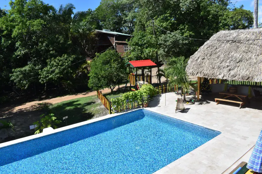 Set in jungle, Wild Orchid is a self catering 2 bedroom cabin with private porch - Image 1