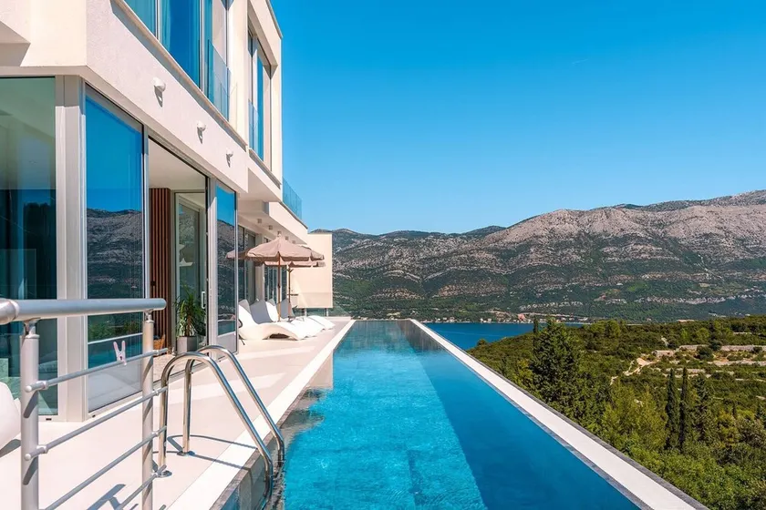 Luxury Villa Morello Korčula 1 with large heated pool, gym & sauna - Image 1