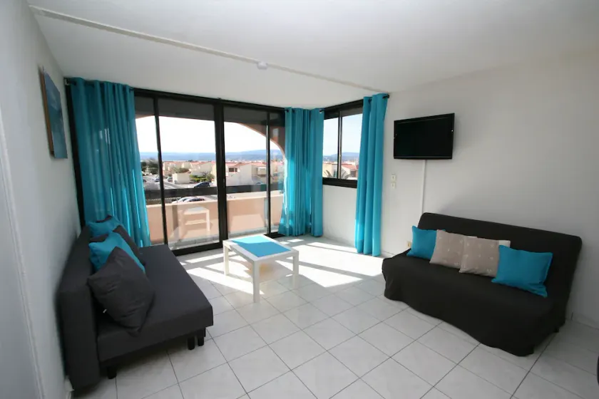 SUPERBE STUDIO à LE BARCARES 4 pers. FRONT DE MER - Image 1