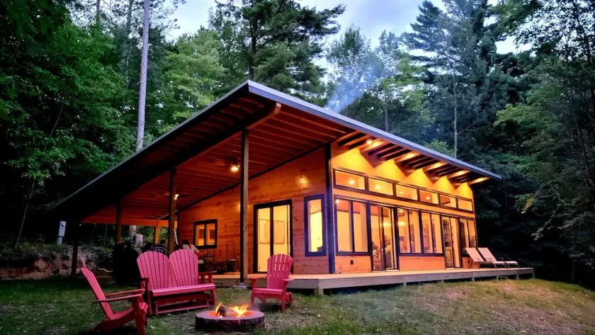 Modern Cabin with Classic Northwoods Experience...Close to Trails - Image 1