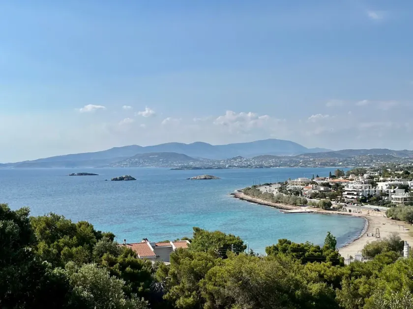 Stunning View Seaside 1-Bed Apartment in Saronida - Image 1