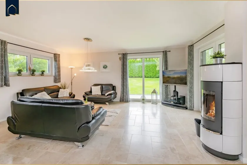 Det moderne, hundevenlige parhus med 125 m² boligareal, terrasse og - Image 1