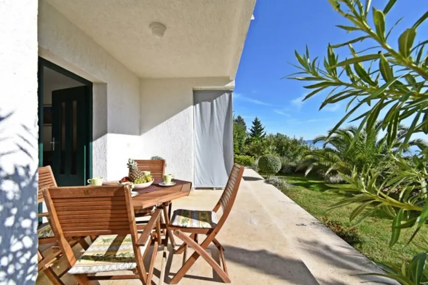 Two bedroom apartment with terrace and sea view Rabac, Labin (A-16022-a) - Image 1
