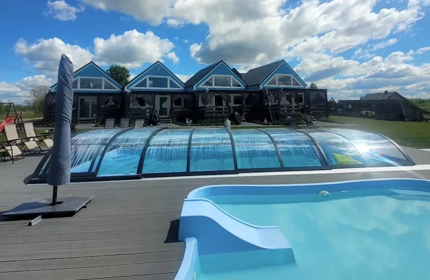 Two-story holiday homes, summer pool, sauna - Image 1