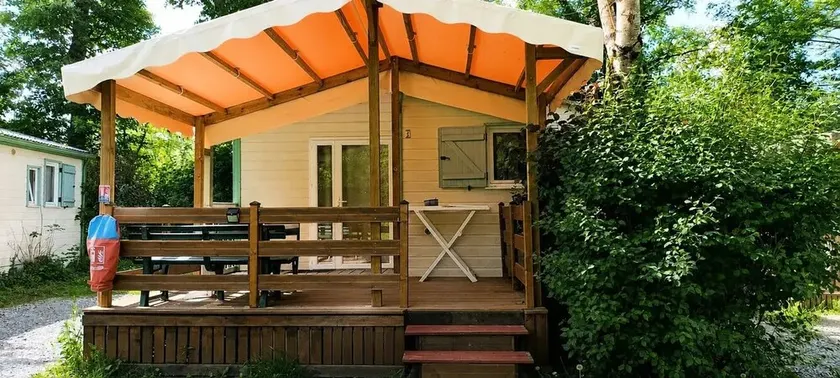 Campsite Uhaitza Le Saison - Noe Wooden Chalet with Air Conditioning 5 people - Image 1