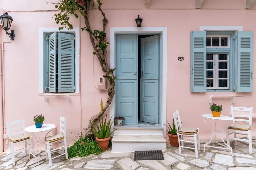 Maison de vacances 'Apano Vrysi Tinos 2' avec terrasse partagée, Wi-Fi et climatisation - Image 1