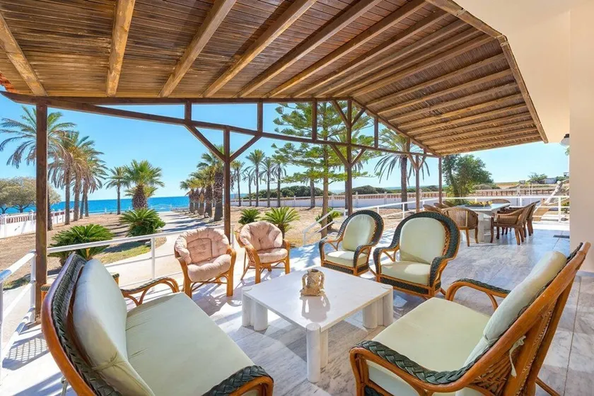 Beachfront Luxury Rhodes Villa 5 Bedrooms Sleeps 14 Villa Maria Kiotari - Image 1