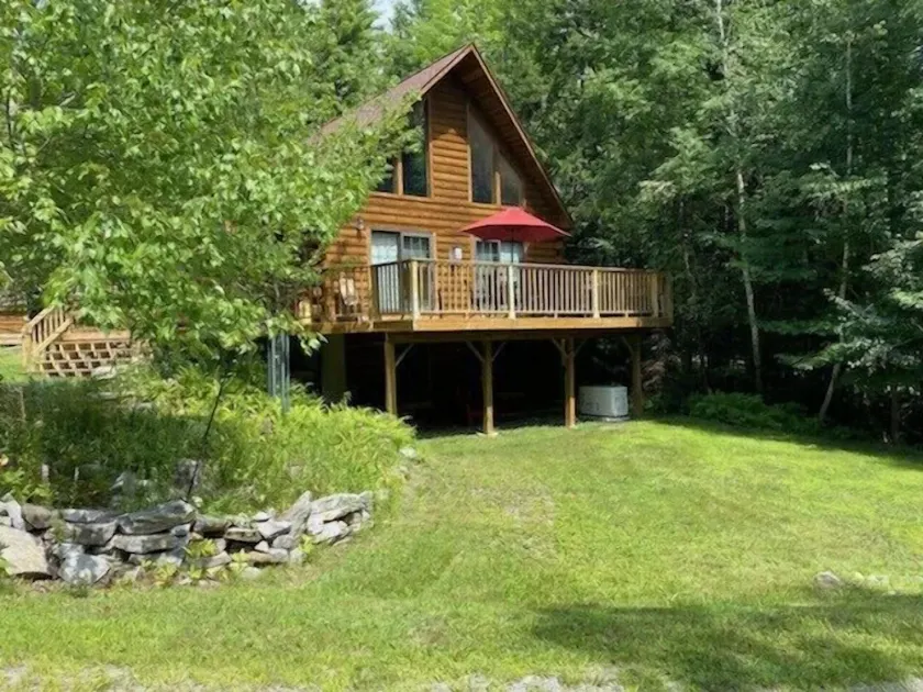 Light-Filled Log Home, 4 Wooded Acres, & Lake Access.  The water is 0.4 mi away. - Image 1