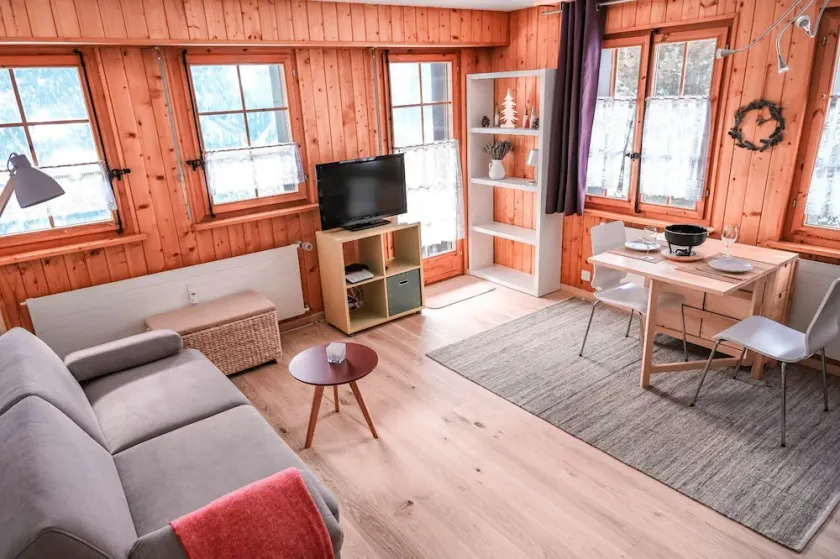 Outside: Ground floor flat for 2 persons, private garden with garden furniture and nice view, shuttl - Image 1