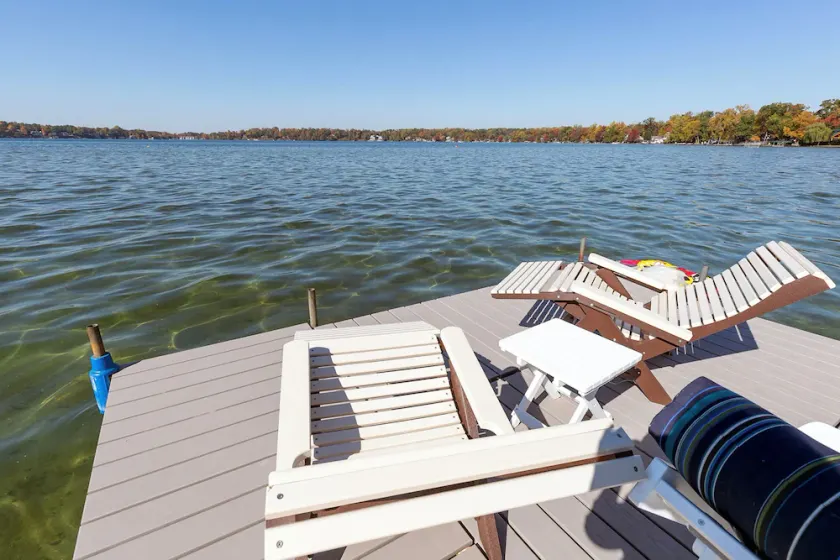 Lake front home on Klinger Lake in Sturgis,  Michigan - Image 1