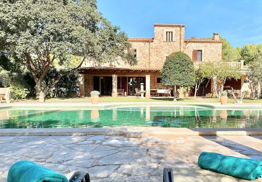 Es Pinar Gran - Eksklusiv New Country Finca med stor solopvarmet saltvandspool, tæt på Vall d'Or Golf! - Gratis WiFi - Image 1