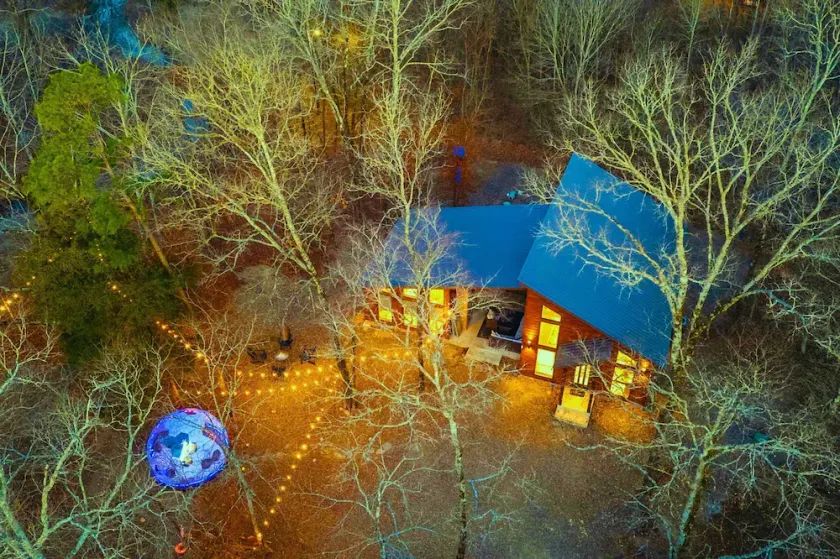 Interstellar Cabin | Family-Friendly Creek Escape w/ Hot Tub + Igloo - Image 1