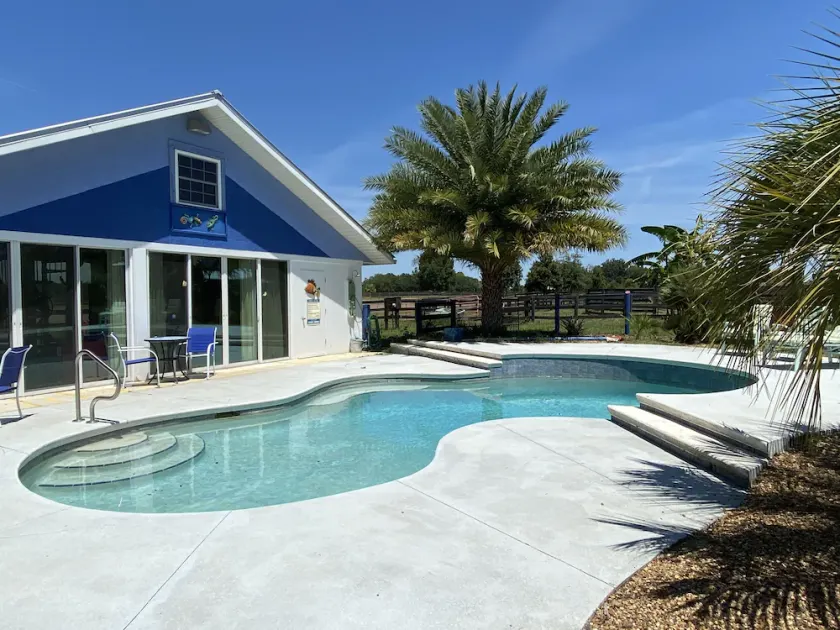 SWIM , SWIM , SWIM - Cottage w/ Private Pool on Horse Farm, Close to Ocala  WEC - Image 1