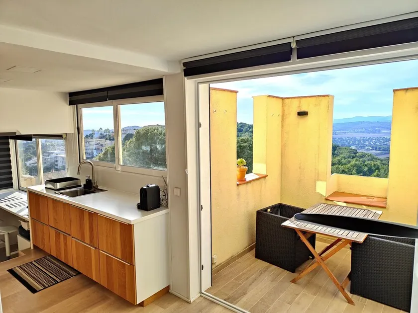Bright renovated apartment with views of the vineyards and sea plus pool - Image 1