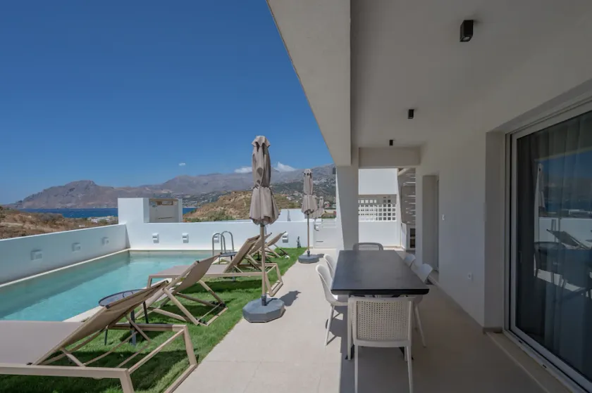 Corallia villa 3, with pool in Plakias resort - Image 1