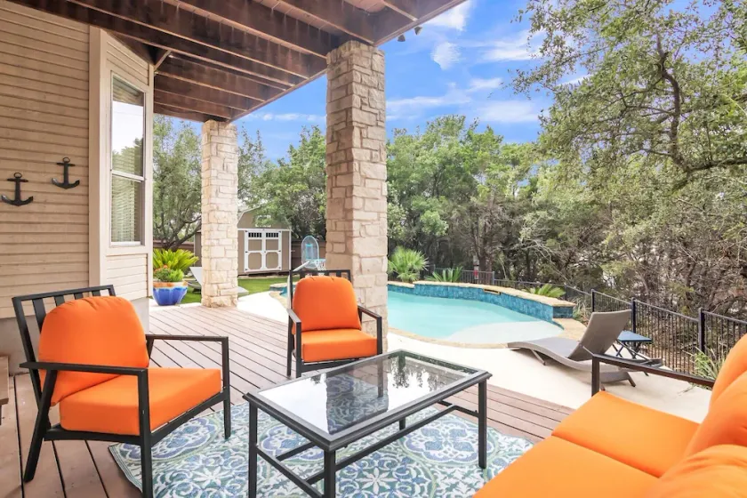 Relax in the pool in this quiet Hudson Bend neighborhood - Image 1