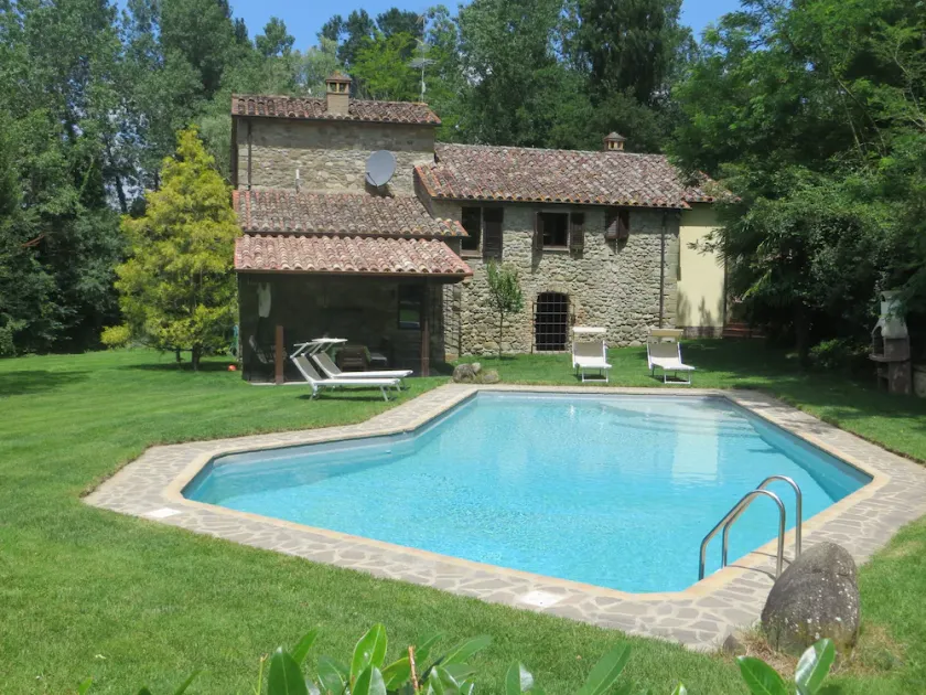 Antico Mulino del 1600 sul Tevere - Antique mill modernized on the Tiber with pool - Image 1