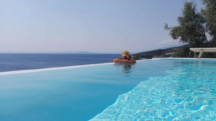 Whole villa   # for 4 adults + 4 children - panorama sea view with pool - Image 1