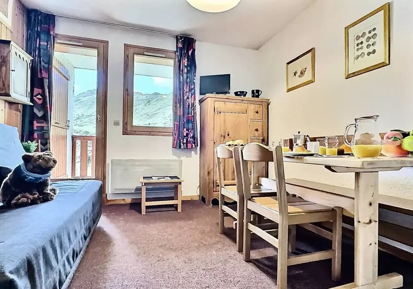 Studio 4 personnes à Tignes au pied des pistes et proche des commerces dans le quartier du Lac. - Image 1