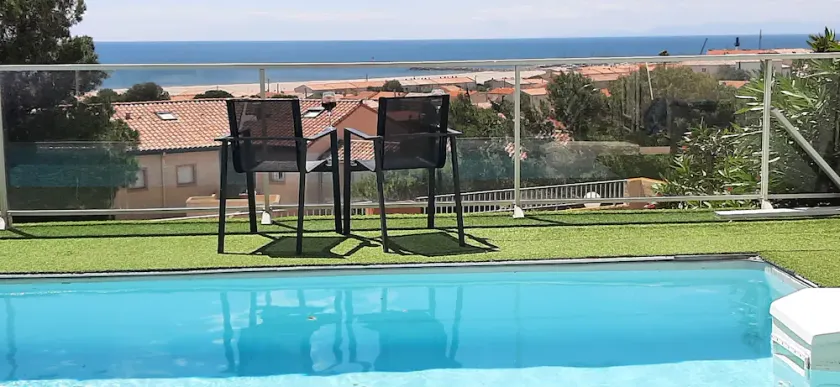 Hus og privat pool havudsigt - Image 1