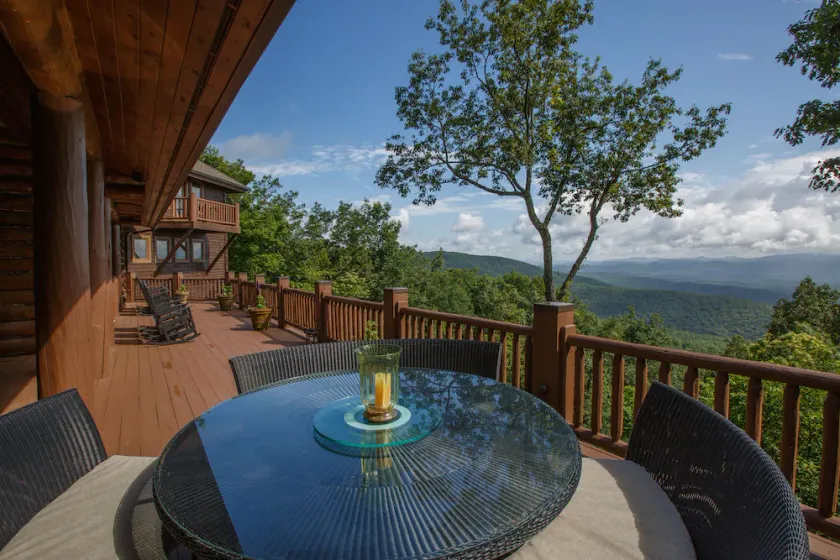 Highland Lodge, Big Canoe,  Year round view of Amicalola Falls, New Hot Tub! - Image 1