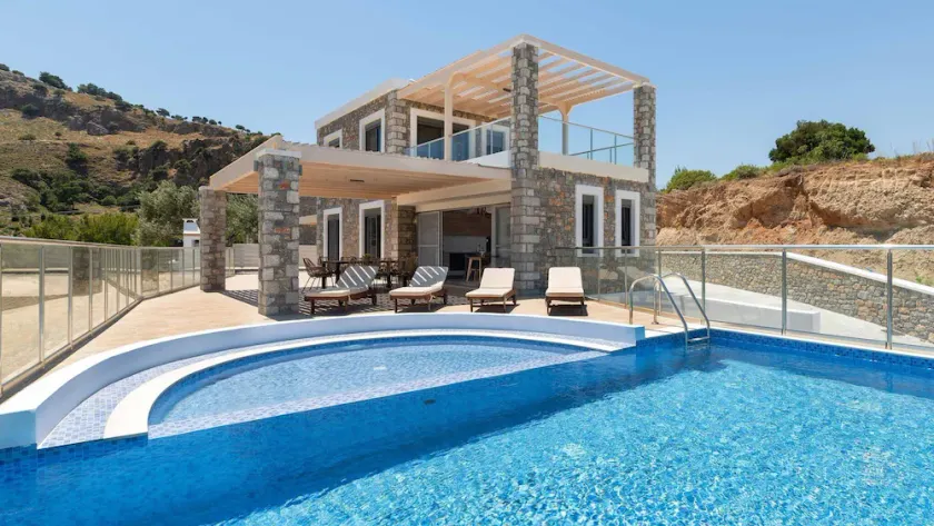 Family Rhodes Villa | 4 Bedrooms | Villa Summer Memories | Private Pool | Lindos - Image 1