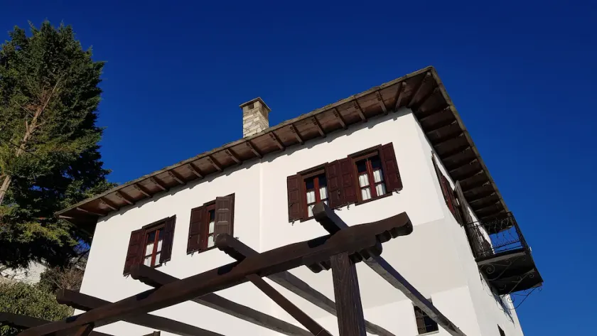 19th cent Stone Built Greek Mansion Villa Porteli - Image 1