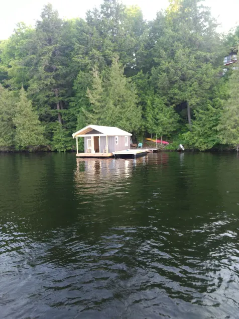 Floating Bunkie Glamping @ Big Crosby Lake - Image 1