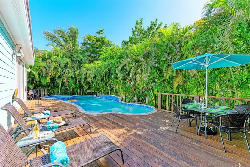 Blue Palm Paradise: Dog friendly, Pool, 3 Minute Walk to Beach by Anna Maria Life Vacation Rentals - Image 1