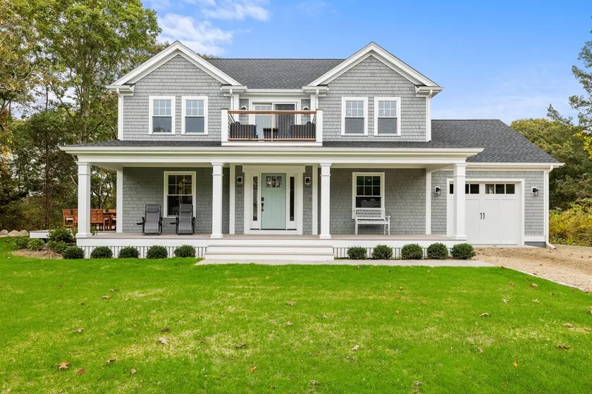 Across the street from Old Silver Beach;  New house with hot tub. Sleeps 12. - Image 1