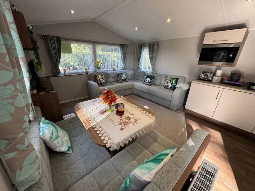 Wl34 Caravan Haggerston Castle Private Decking - Image 1