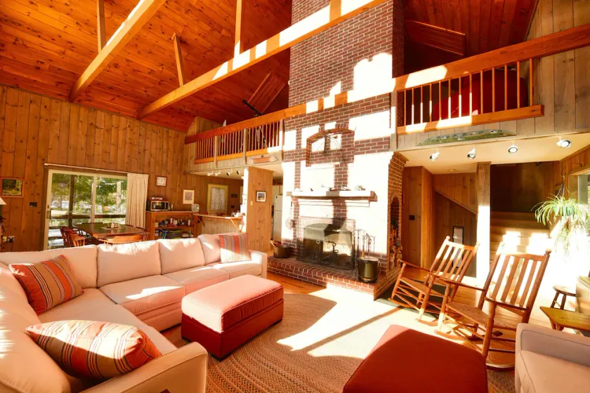 Sunny Waterfront House on Big Pea Pond w/ Private Sandy Beach - Image 1