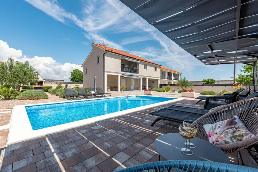 Villa Silentium, rural area, heated pool, volleyball court, children's playground - Image 1