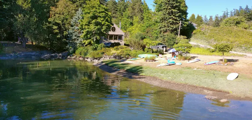 Waterfront cottage with tidelands, creek and waterfall! - Image 1