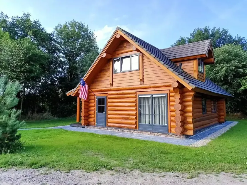 Unique wooden villa (5p) with sauna in Twente 1 - Image 1