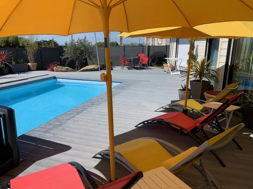 Villa Plain Pied' Av Heated pool & Sauna 300 m from the sea  - Image 1