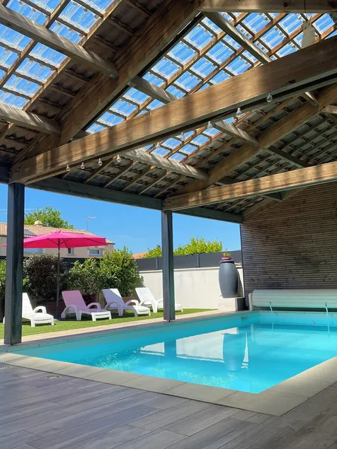 Villa à 500m de la plage pour 8 avec piscine couverte à la Fontaine aux bretons - Image 1