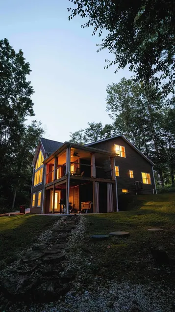 Modern 2 BD cabin with hot tub & Games & Central Loc - Image 1