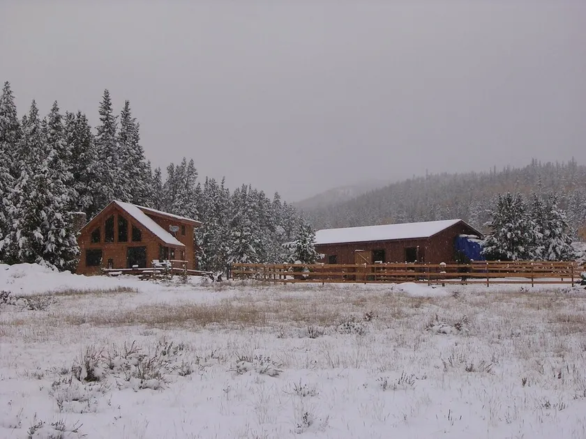 Belle, Secluded Log Cabin sur 10 acres 24 Miles From Breckenridge (Fairplay) - Image 1