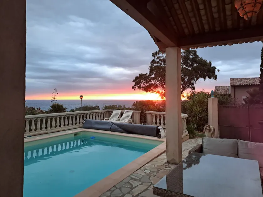 Villa for 6 people with ocean and Esterel views, 3 bedrooms, swimming pool - Image 1