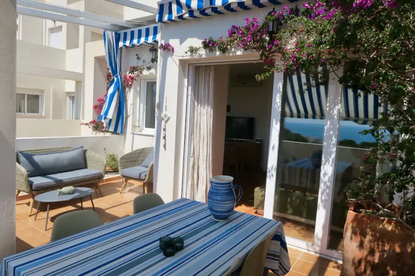 Mojacar: Härlig strandlägenhet, spektakulär utsikt, wifi, simbassänger - Image 1