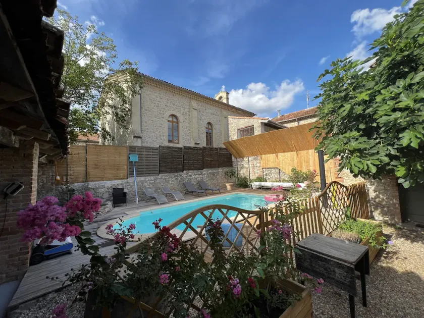 Magnanerie with renovated swimming pool in a village at the foot of the Cévennes mountains - Image 1