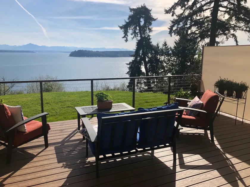 FÖRSTA LJUS - Ny lista! Puget Sound / Mountains Panoramic Sunrise View - Image 1