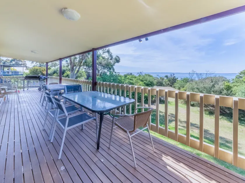 BEACH FRONT HOUSE with extensive water views, large deck and outdoor space - Image 1