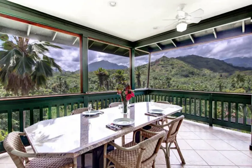 Nohonani - ein 1BR / 2BA Haus mit Blick auf die Berge in Wainiha - Image 1