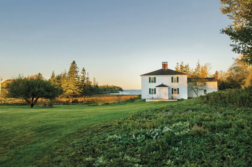 Frank Benson 18 Acre Oceanfront Farmhouse Tennis Estate - Image 1