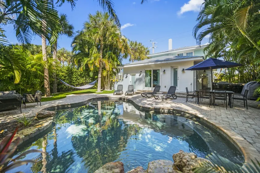 Sandy Pants – Tropical Oasis Beach Block Home w/ Heated Pool, Steps to Gulf - Image 1
